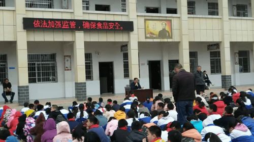 安乡县芦林铺中学 食品安全宣传进校园 守护阳光下的盘中餐