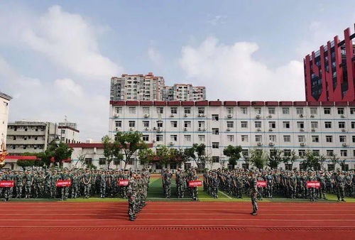 江西省信息科技学校与于都科技学校2020级新生军训开训典礼隆重举行